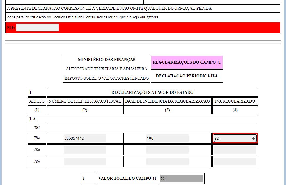 Anexos campo 40 e 41