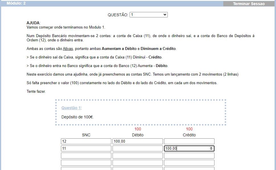 lanamento modulo 2