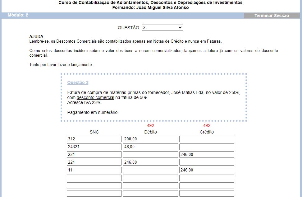 contabilizao de descontos comerciais